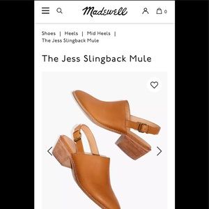 Madewell The Jess Slingback Mule